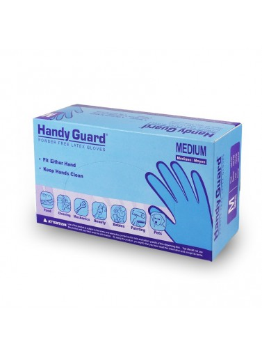 HglF-Chandy Guard Powder Free Latexgloves X-Large3.8 MilHANDY GUARD POWDER FREE LATEX