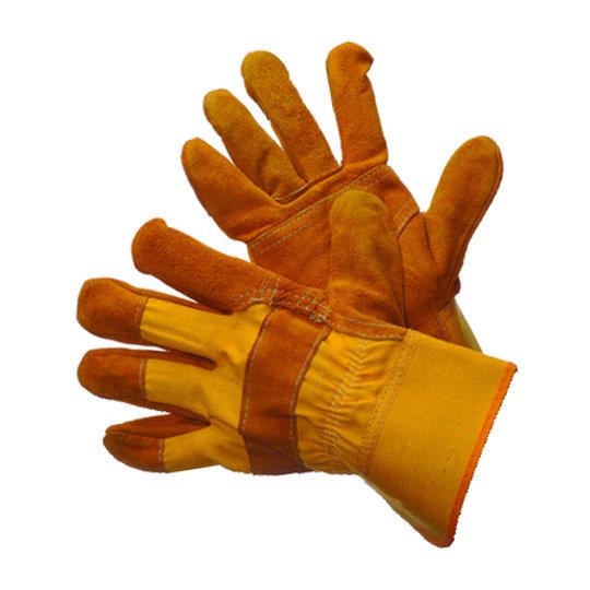303111yyellow Leather Joint GlovesLEATHER GLOVES YELLOW
