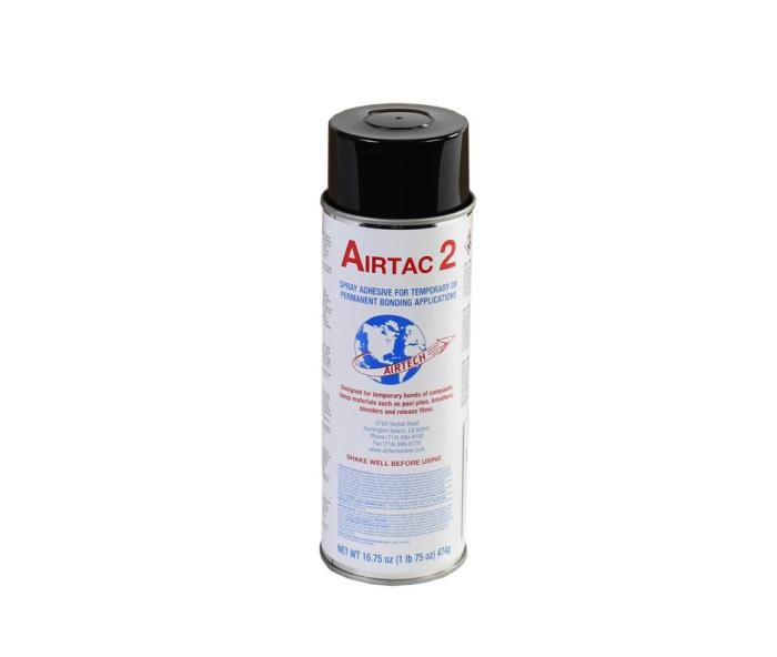 Airtac2airtac 2 Megaclear Mist Spray Adhesivehigh Tack, Temporary Bonding12 Cans Per CaseAIRTAC2 IMPROVED